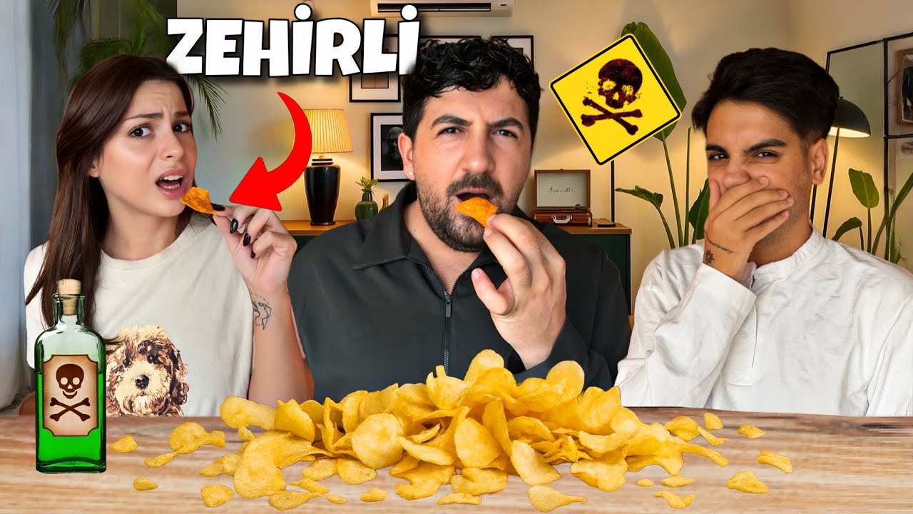 ZEHİRLİ CİPS CHALLENGE | @Benmelihy @silabeyogluu 