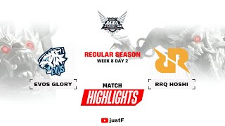 EVOS vs RRQ HIGHLIGHTS | MPL ID SEASON 13 WEEK 8 EVOS Glory vs RRQ Hoshi