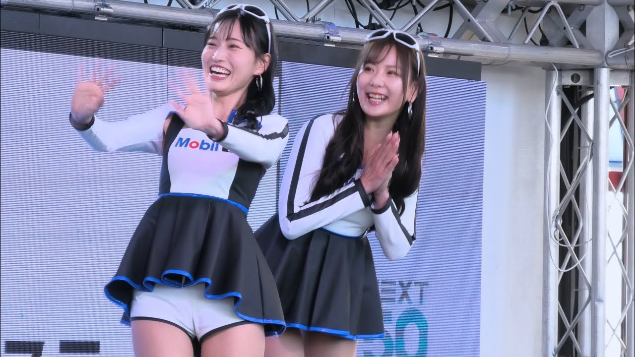 引地裕美さん/小湊美月さん Mobil1 レーシングサポーターズ
