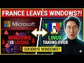 Microsoft Reacts as France Switches to Linux