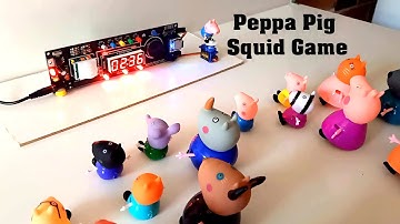 Arduino SQUIDUINO- Peppa Pig Squid Game RED LIGHT GREEN LIGHT
