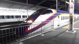 E3系L53編成+E2系J編成 東北新幹線 やまびこ・つばさ157号 発車 宇都宮駅