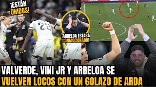 Mira La Reacción De Vini Jr, Valverde Y Arbeloa Ante El Increíble De Arda Guler