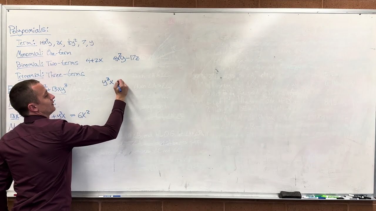 Lecture 10 (Intermediate Algebra) Adding, Multiplying, and Dividing Polynomials