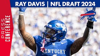 Ray Davis Drafted By The Buffalo Bills In The 2024 NFL Draft!