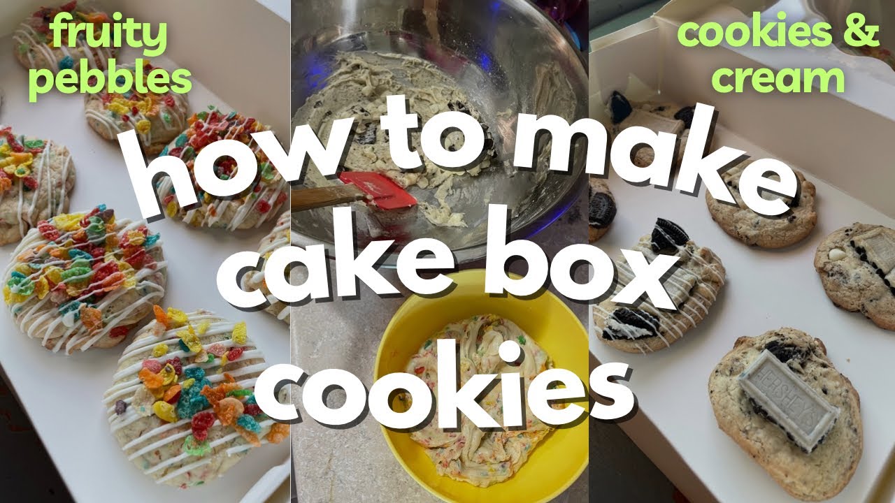 How to Make Cake Box Cookies