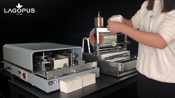 ACW-88 + A3DP-88 SEMI-AUTO CELLOPHANE WRAPPING MACHINE FOR CIGARETTE AND PERFUME BOX