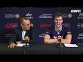 Shamir and Abercrombie press conference vs Perth Wildcats
