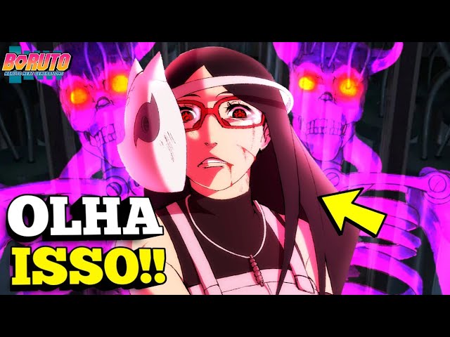 BORUTO SHIPPUDEN  SARADA UCHIHA NOVOS PODERES! 