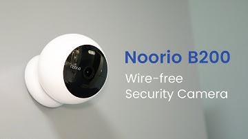 Wireless WIFI Security Camera with Colored Night Vision! Noorio Spotlight Security Camera Review