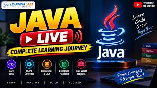 Java LIVE 🔴 | Master Java From Basics to Real-World Projects