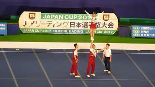 チアリーディングチーム REGULUS Double-Fin JAPAN CUP 2017