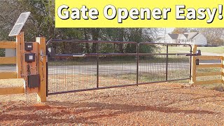 How To Install Topens Single/Double DIY Gate Opener with Solar