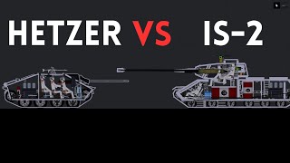 HETZER VS IS-2 AND MORE!-People playground