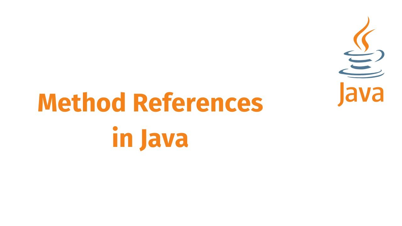 Method References in Java 8 - YouTube