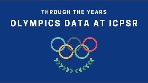 ICPSR explores Olympics data through the years
