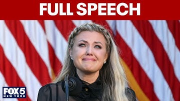 FULL SPEECH: Erika Kirk accepts Medal of Freedom for late husband Charlie