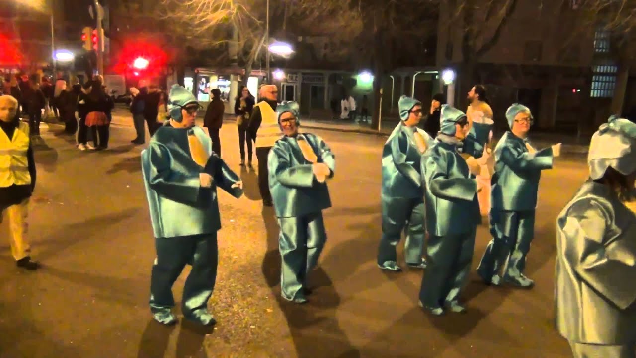 Carnaval en el barrio de la Marina en Barcelona 2013