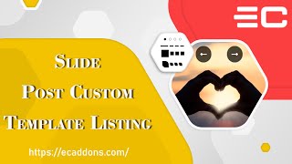 Details Use Custom Template for Post Listing In Elementor Slide Post Listing | EC Addons Elementor Tutorial Update