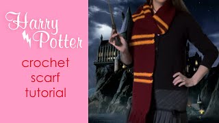 Harry Potter Crochet Scarf Tutorial