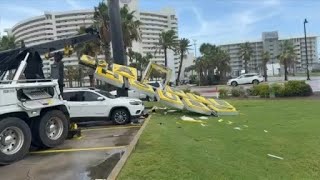 Tropical Storm Bertha causes damage in Panama City Beach