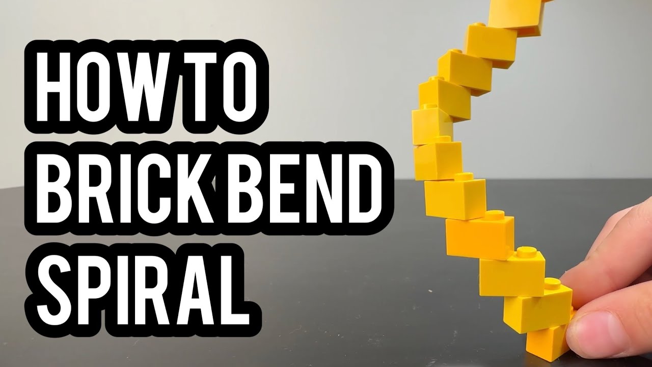 How To Build A Lego Brick Bending Spiral YouTube