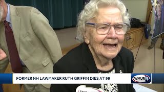 Former New Hampshire lawmaker Ruth Griffin dies at age 99