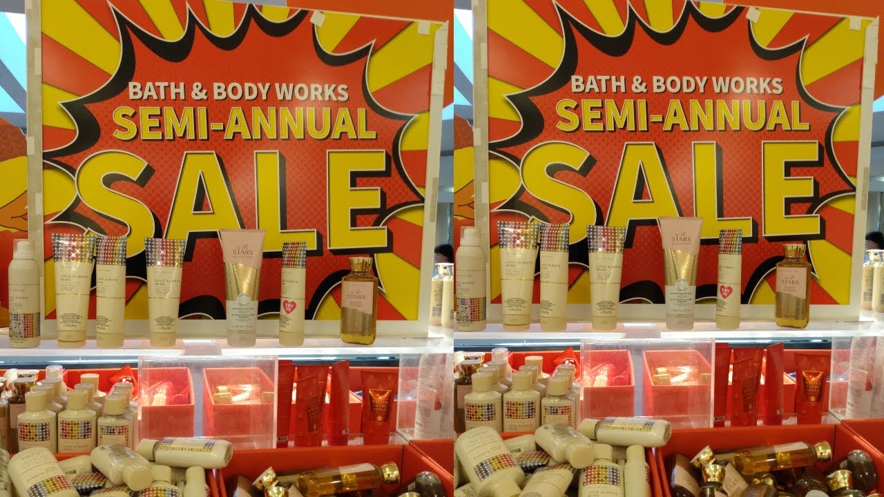 Bath & Body Works Semi Annual Sale Store Walkthrough - YouTube