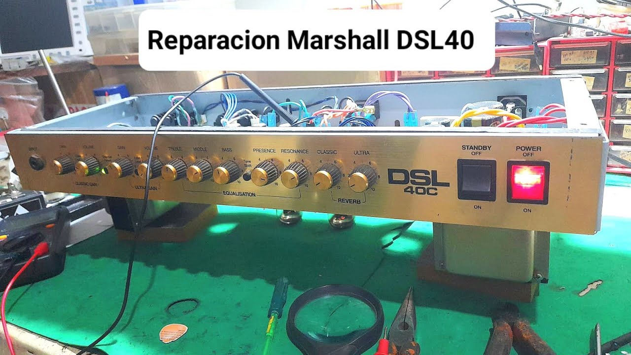 Reparación Marshall DSL40 #marshallamps #repairing