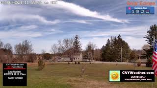 Spring FINALY Here & The Solar Eclipse - CNY Weather LIVE Camera Stream - Rome, NY screenshot 5