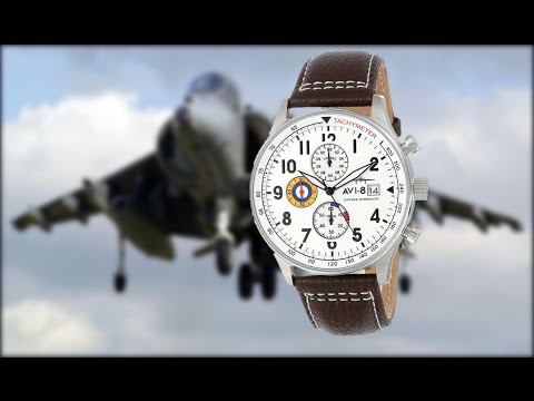 Aviation Inspired AVI 8 Men's AV 4011 01 Hawker Hurricane Stainless Steel Watch
