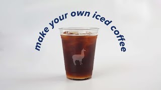 Make Your Own: Iced Coffee Brew