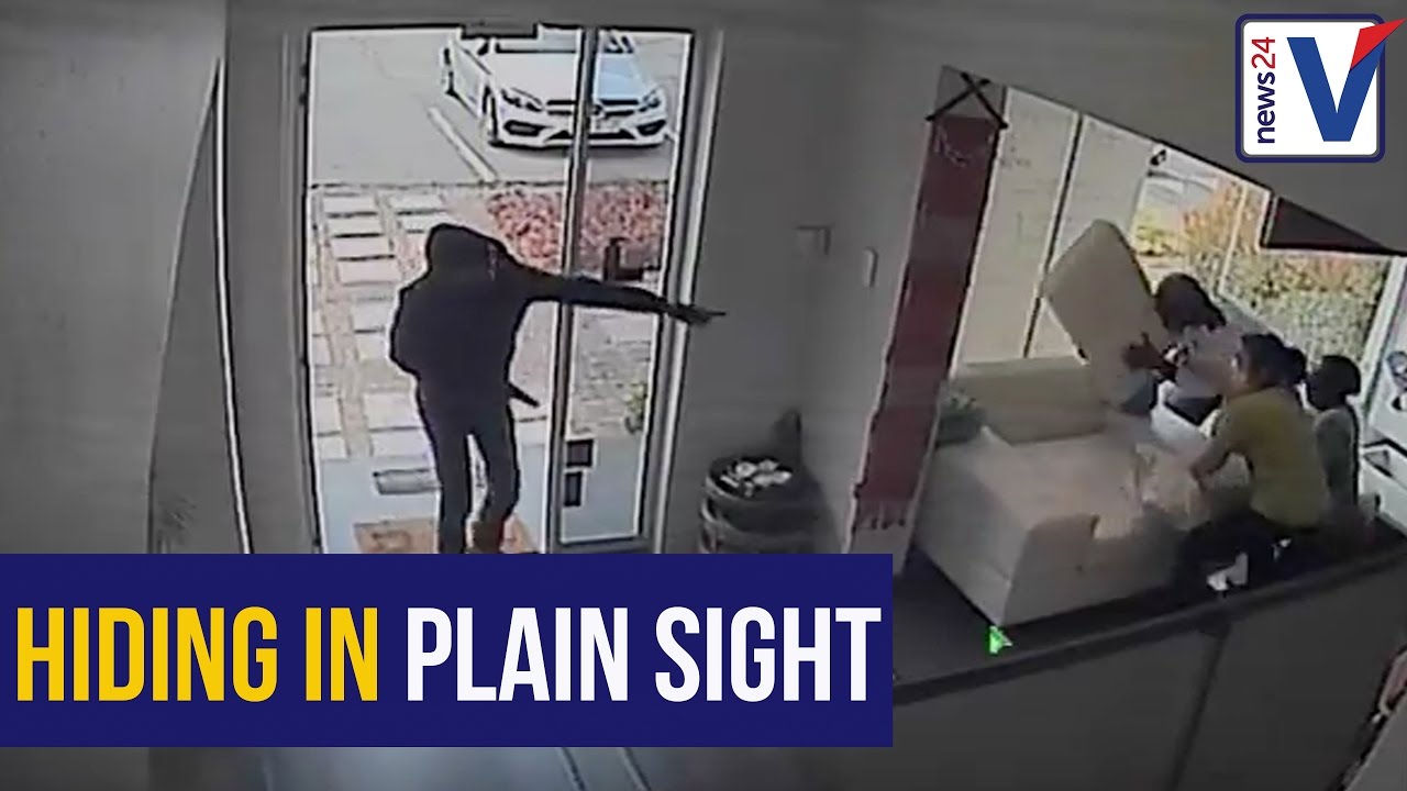WATCH: Footage shows Acting National Police Commissioner react to armed robbers