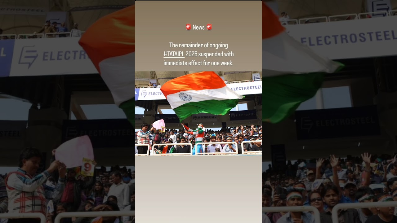 IPL postponed with immediate effect for one week 