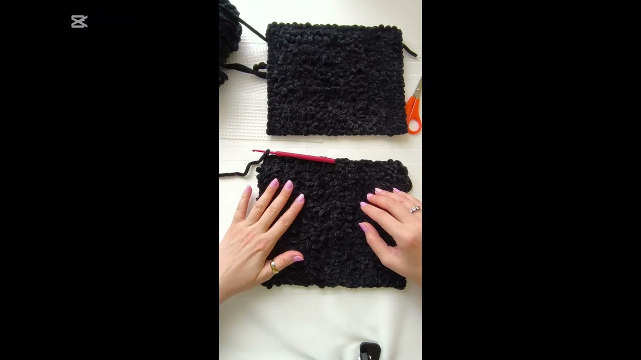 Tığ Bilmeyenler Bile Yapabilir ! Çok Kolay Kadife İp Çanta Yapımı