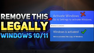 how to remove activate windows 10 and 11 watermark permanently (activate windows 10/11)