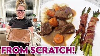 The most DELICIOUS homemade birthday dinner! 🎂 Cook with me ❤️