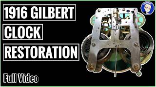 Gilbert Clock with Steel Movement Plates Repair