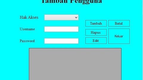 Create Program VB .net with Database Simple