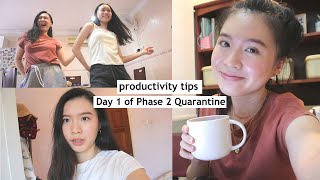 vlog: my go-to ways to be productive, time batch + mini home concert!