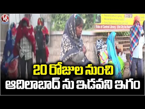 Heavy Cold Wave Intensifies in Adilabad as Temperatures Drop | V6 News - V6NEWSTELUGU