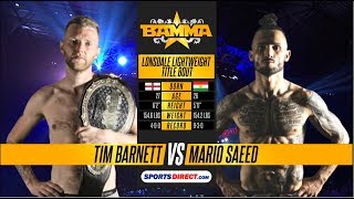 Bamma 29 Tim Barnett Vs Mario Saeed