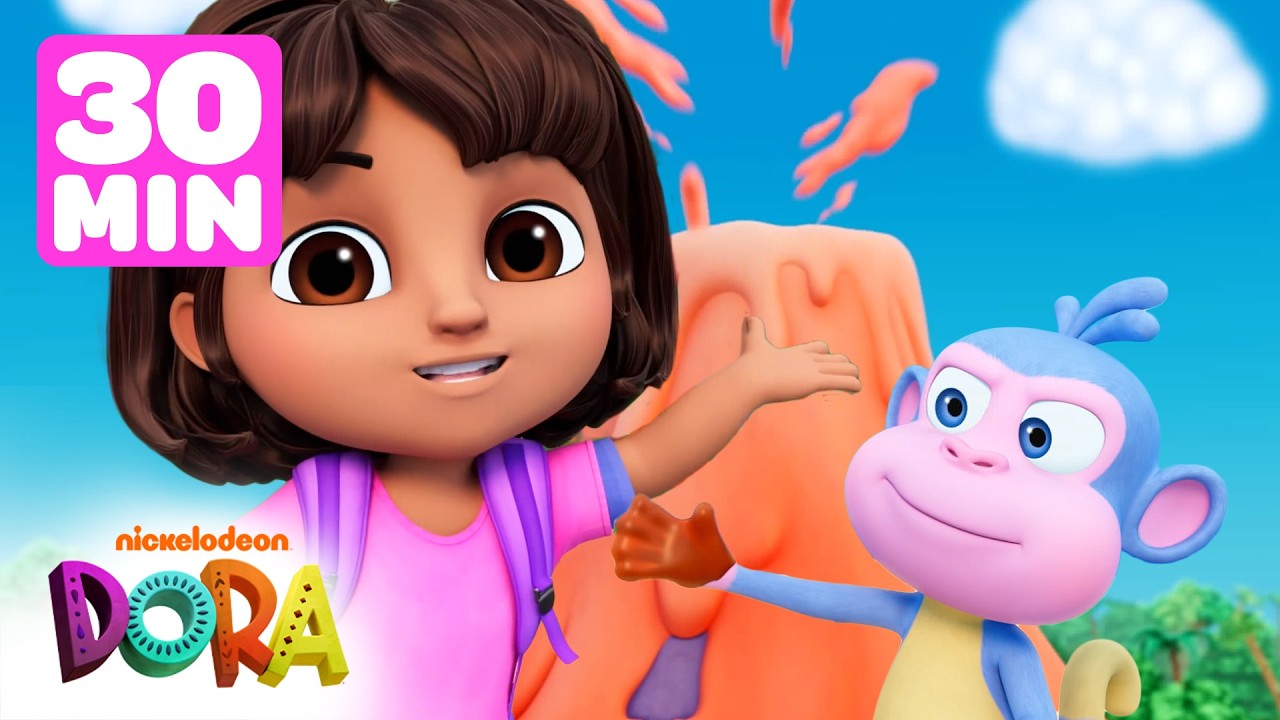 30 MINUTES of Messy and Sticky Adventures w/ Dora! 🫟 | Dora & Friends