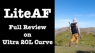 English Full Review on LiteAF Ultra 20L Curve. 日本初！？アメリカで注目のガレージブランド、LiteAFのバックパックを詳細にレビューします。