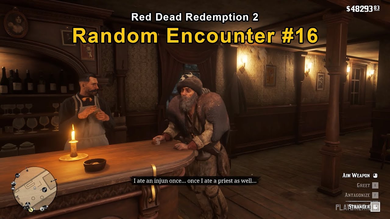 Racoon hat guy - Random Encounter #16 - Red Dead Redemption 2 - YouTube