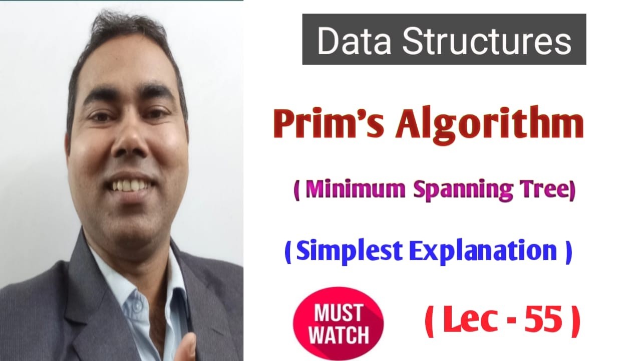 📚Prim’s Algorithm in Data Structures | Minimum Spanning Tree (MST ...