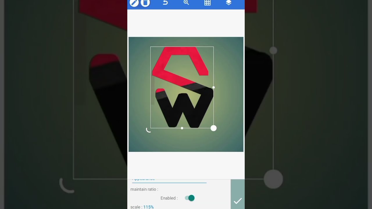 How To Create Professional Logo Design In Pixllab Tutorial SW Mubeetaqee8634 Viral