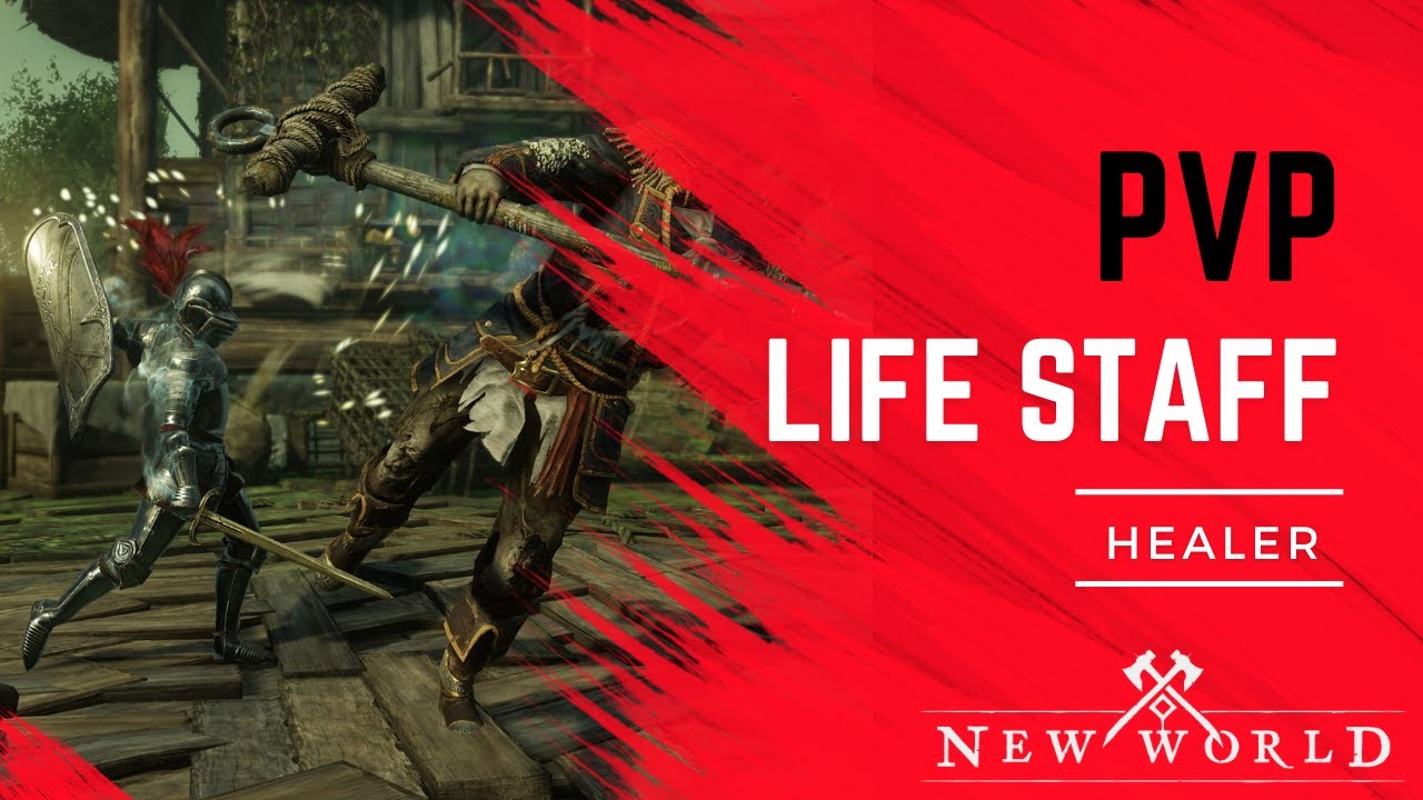 New World Obstructing the PvP mission Life Staff/Healer PoV YouTube