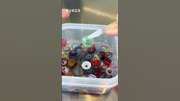 🚫 Never store all your contacts in one solution! Keep each pair safely in its own case! 👁️✨ #lenses