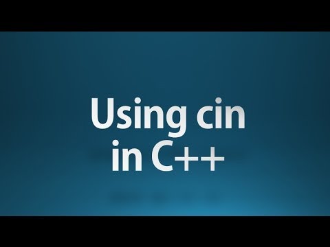 C++ Tutorial - 5 - input data using cin - YouTube